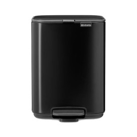 Balde de Pedal BO 4L preto mate, Brabantia 237805