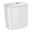 Autoclismo compacto CENT RIMLESS com entrada Inferior, descarga dupla 3/6L, branco, Sanitana S10206504500001