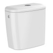 Autoclismo compacto CENT RIMLESS com entrada lateral, descarga dupla 3/6L, branco, Sanitana S10206504700001