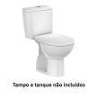 Sanita compacta CENT RIMLESS com descarga vertical, branco, Sanitana S10206481900000