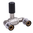Válvula de esfera tipo U 16 mm encastre cravar multicamada Tuboflux