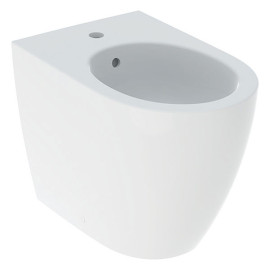 Bidé ao chão Join com forma fechada T»56cm, furo de nível visível, branco, Geberit 503.106.00.1