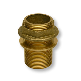 Canhão depósito macho-macho 1''1/4 latão