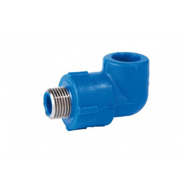 Joelho macho K21 de 20 mm x 1/2'' PPR, Coprax 10721220