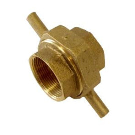 Junção para motor fêmea-fêmea 3/4'' latão