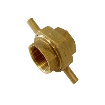 Junção para motor fêmea-fêmea 3/4'' latão