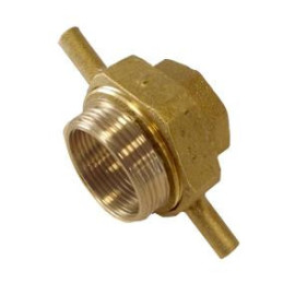 Junção para motor macho-fêmea 3/4'' latão
