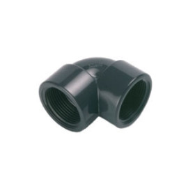 Joelho 90º de 1/2'' PVC, EN10226-1, PN10