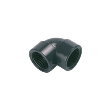 Joelho 90º de 1''1/2 PVC, EN10226-1, PN10