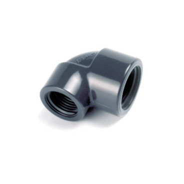 Joelho de redução 3/4'' x 1/2'' PVC, EN10226-1, PN10
