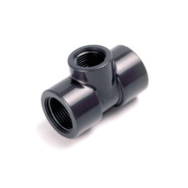 Tê de redução 3/4'' x 1/2'' PVC, EN10226-1, PN10