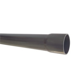 Tubo PVC pressão 125 mm PN6 colar (vara de 6 m) EN1452