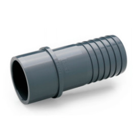 Adaptador canelado liso 40 x 32 mm PVC pressão colar, EN1452-3, PN16