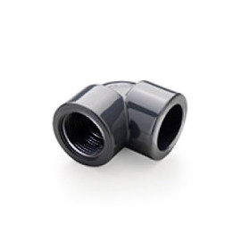 Joelho 90º fêmea PVC pressão colar 25 mm x 1/2'', EN1452-3, PN10