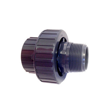 Junções macho PVC pressão colar 40 mm x 1''1/4, EN1452-3, PN10