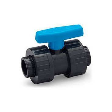 Válvula Teflon/Viton 40 mm PVC pressão colar, EN1452-3, PN16