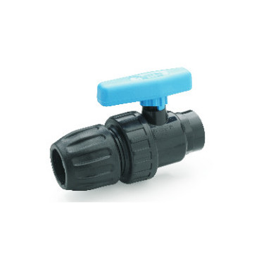 Válvula plástico fêmea 50 mm x 1''1/2 para tubo PE