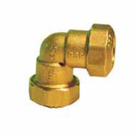 Joelho simples latão 63 mm