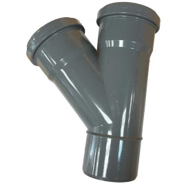 Forquilha PVC 32 mm a 45º EN1329 PN4