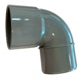 Curva PVC 75 mm a 87º30' Colar EN1329 PN4