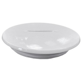 Tampa de plástico branca 110 mm