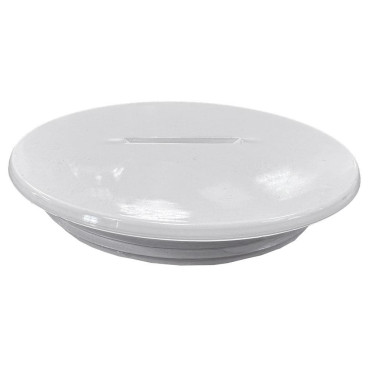 Tampa de plástico branca 110 mm