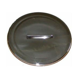 Tampa de plástico cromada 90 x 78 mm