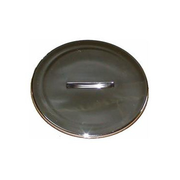Tampa de plástico cromada 90 x 78 mm