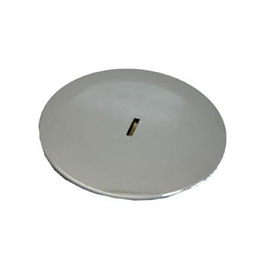 Tampa sifão aba larga 125 mm latão cromado