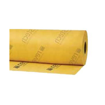 Lâmina impermeabilização DRY80 com 1,5m de largura, colagem sobreposição, aplicação em terraços e varandas, Revestech