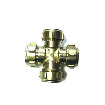 Tê duplo 22 mm Conex compressão