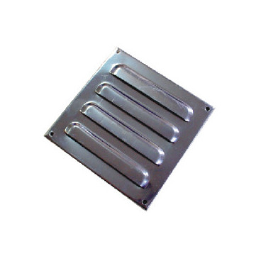 Ventilador persiana 12 x 12 cm inox