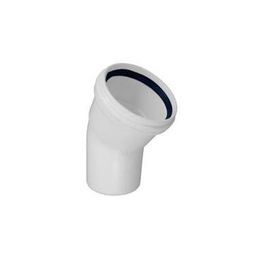 Curva 110 mm x 45º branca