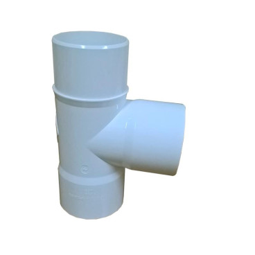 Tê 110 mm branca para caleira