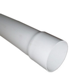 Tubo descarga 80 mm branco (vara 3 m)