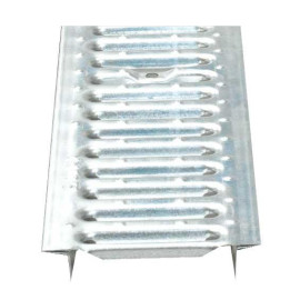 Grelha galvanizada nervurada, para Canal Self200, com 1 m, classe carga A15, Ulma GN150UCA