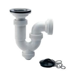 Sifão em S 1''1/4 com válvula, B-30C-B