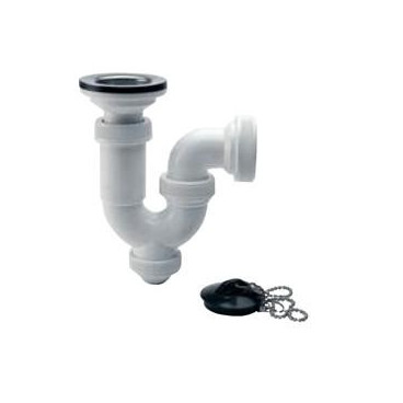 Sifão em S 1''1/4 com válvula, B-30C-B