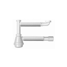 Sifão lava-louça duplo extensível, Bonomini