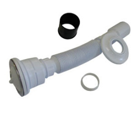 Válvula bidé extensível branca com saída 32/40/50 mm