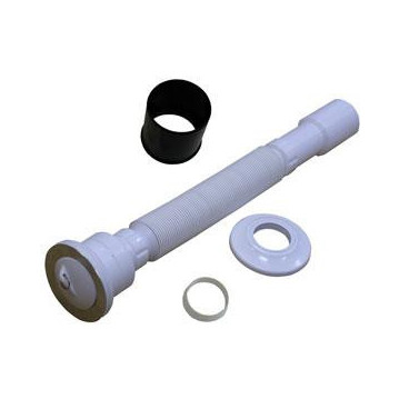 Válvula lavatório extensível branca com saída 32/40 mm