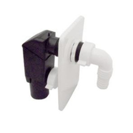 Sifão descarga máquina de lavar com exterior branco Bonomini