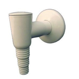 Sifão exterior branco para máquina de lavar Bonomini