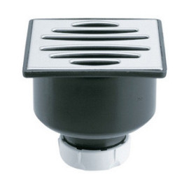 S-54 Sifão chão saída vertical 105 x 105 mm D40 mm, Jimten 024018