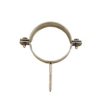 Abraçadeira com parafuso, aço zincado, 1/2'' - 20 mm