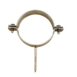 Abraçadeira com parafuso, aço zincado, 140 mm