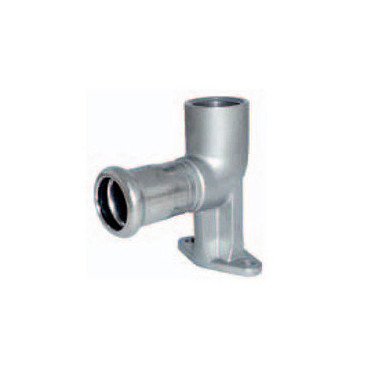 Joelho distanciador com pater 22 x 3/4'' inox de cravar Inoxpres
