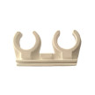 Abraçadeira clip dupla M6 20-22 mm
