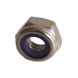 Porca Nyloc inox AISI 304 M6 (50un)