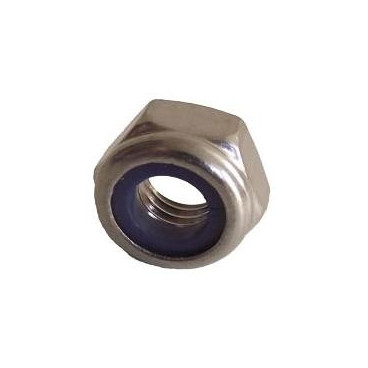 Porca Nyloc inox AISI 304 M6 (50un)